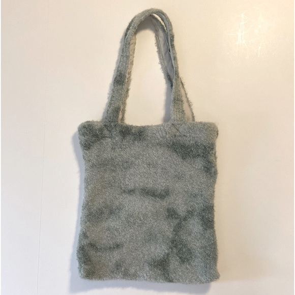 Free People Fuzzy Carry On Tote in tie dye Sage green - Picture 3 of 10